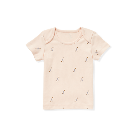 Crew-Neck Tee With Bees